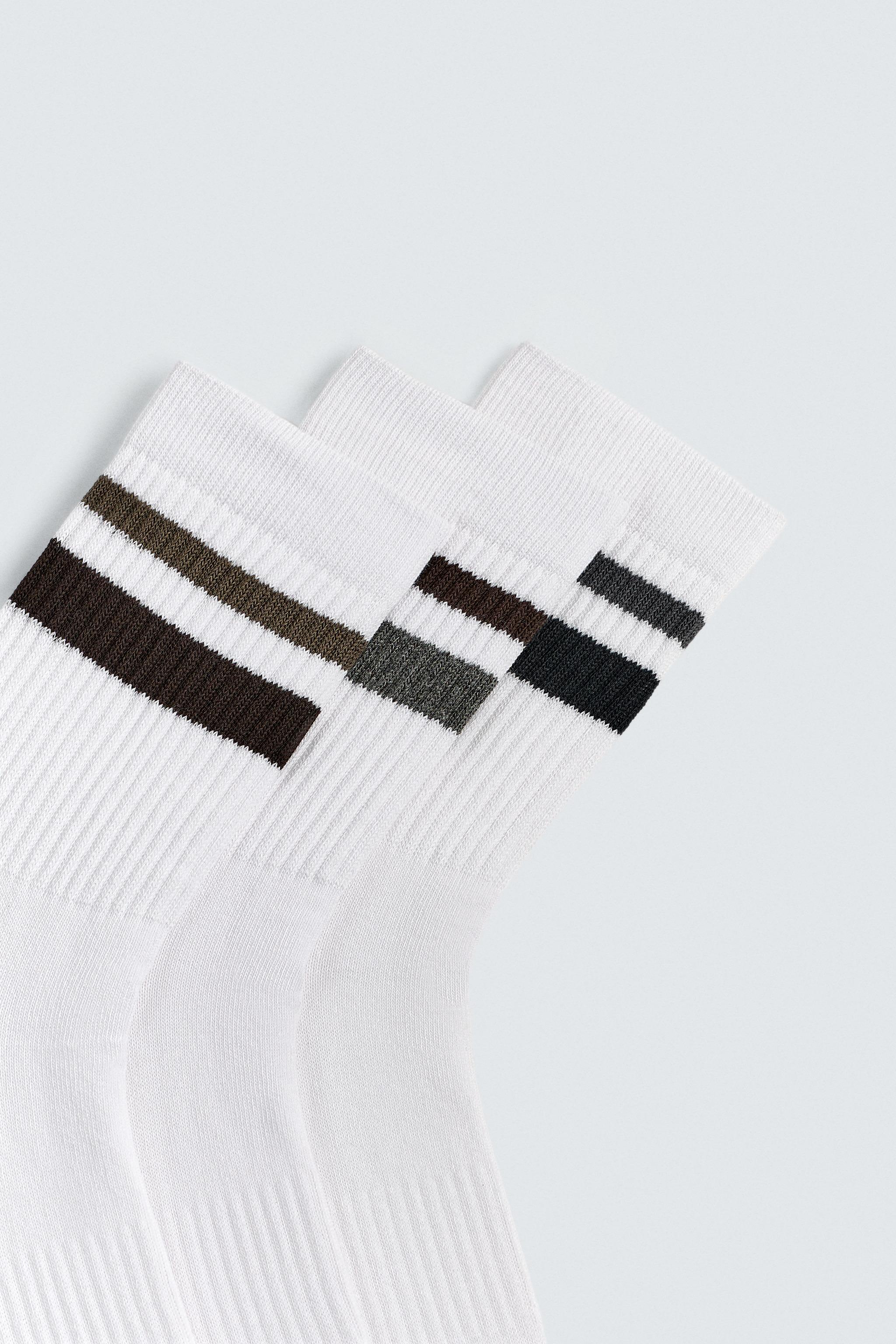 STRIPED SOCKS 3-PACK